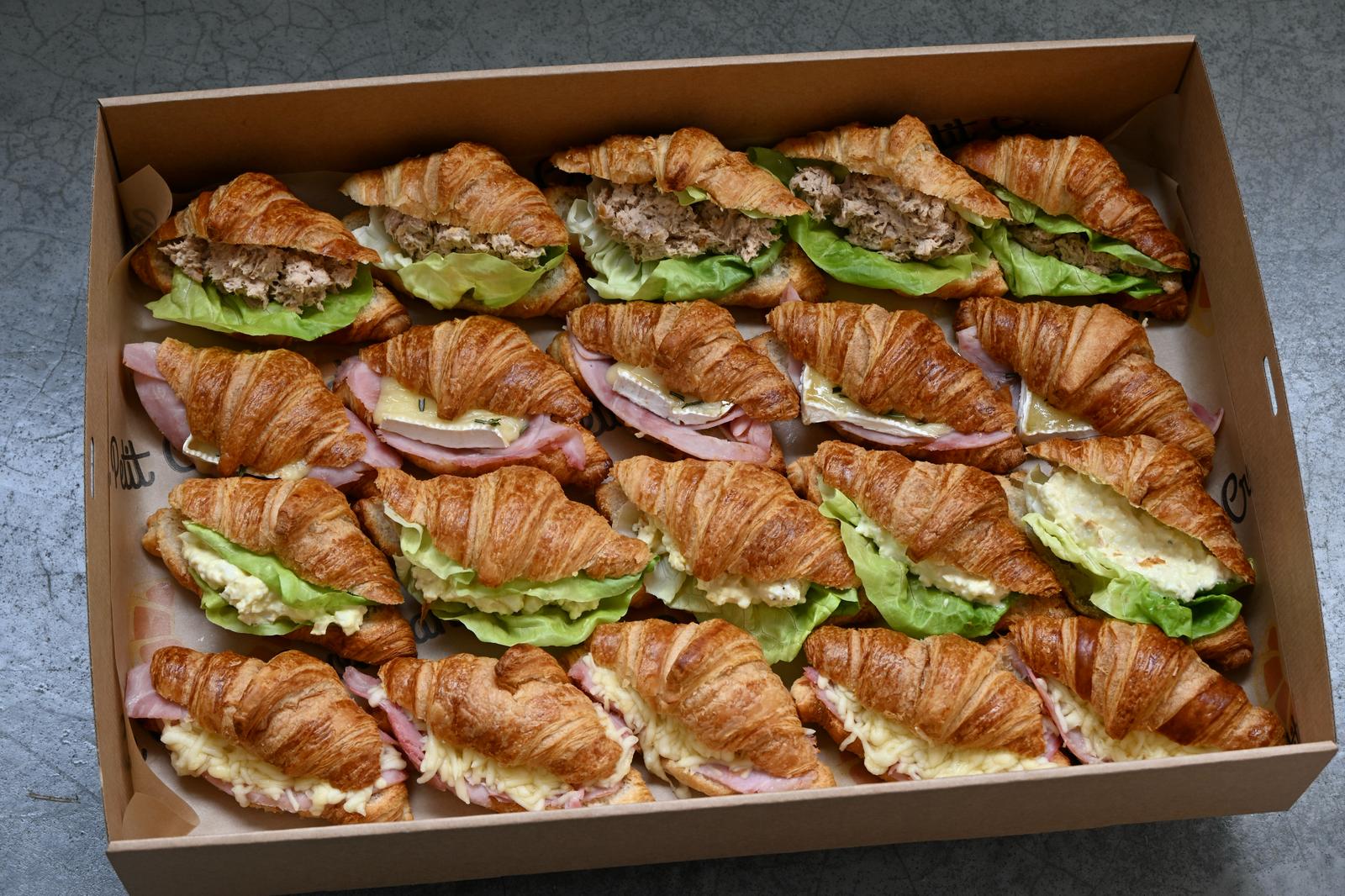 Custom Box of 20 Mini Savory Croissants