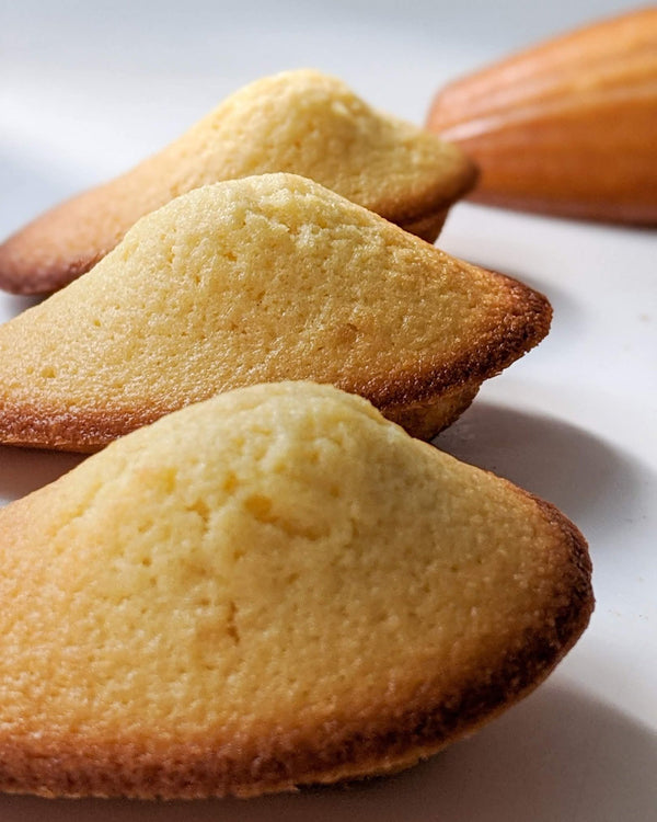 Handmade Madeleines from Frenchie Toquee in Hong Kong.