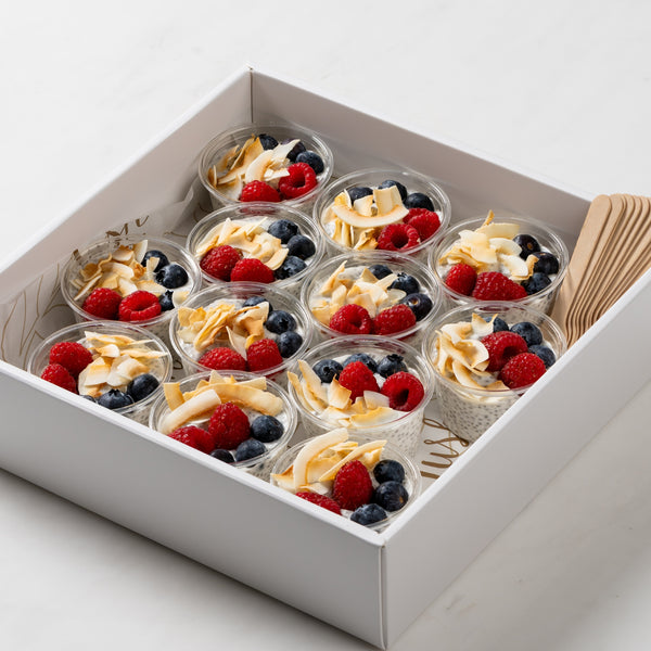 Chia Pudding with Berries & Granola