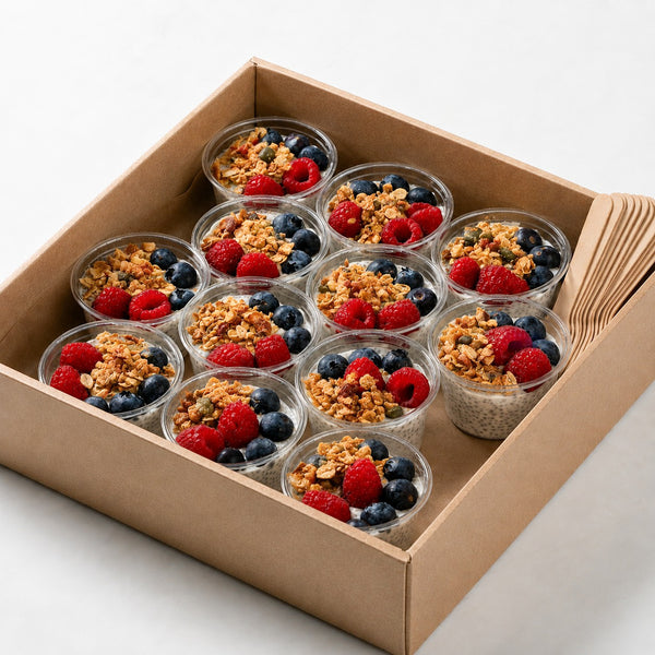 Chia Pudding with Berries & Granola