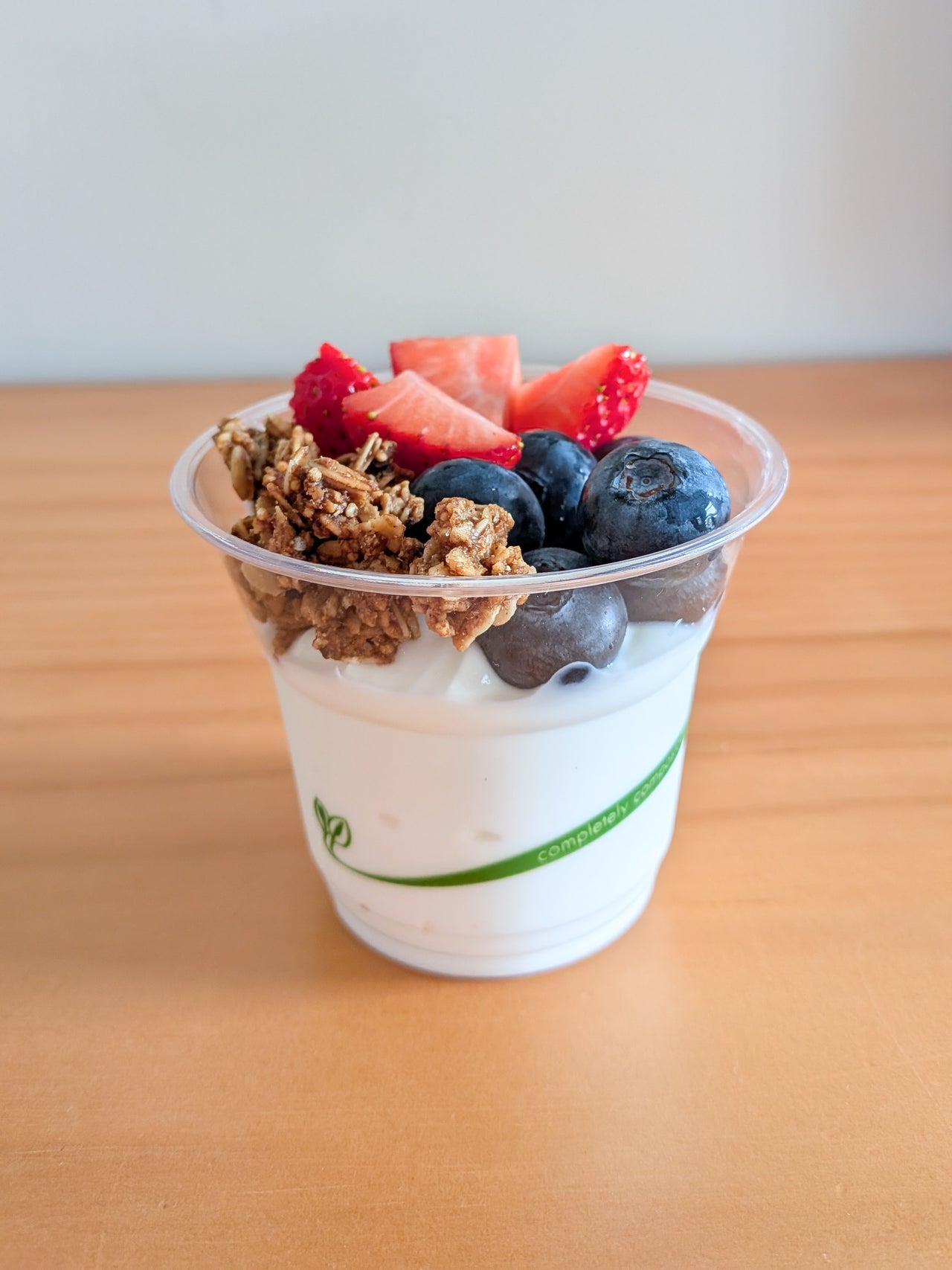 Yogurt cups with fruits & granola