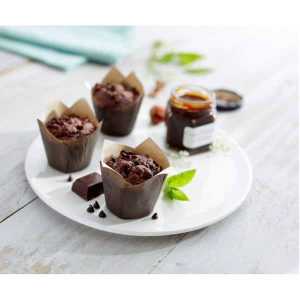 Mini Chocolate Hazelnut Muffins