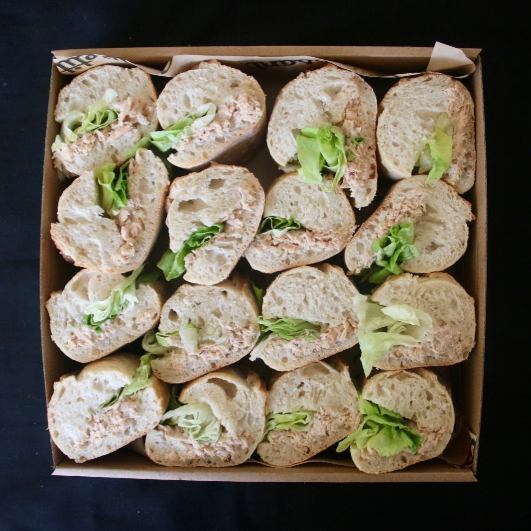 Mini tuna mayo sandwich